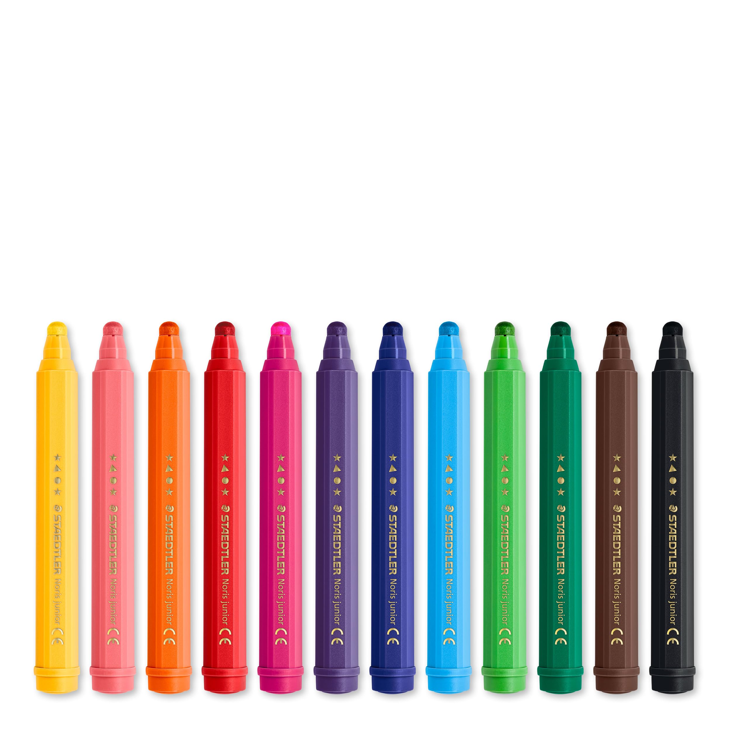 STAEDTLER 329 C12 ST Noris Junior pisaki z włókien, różne