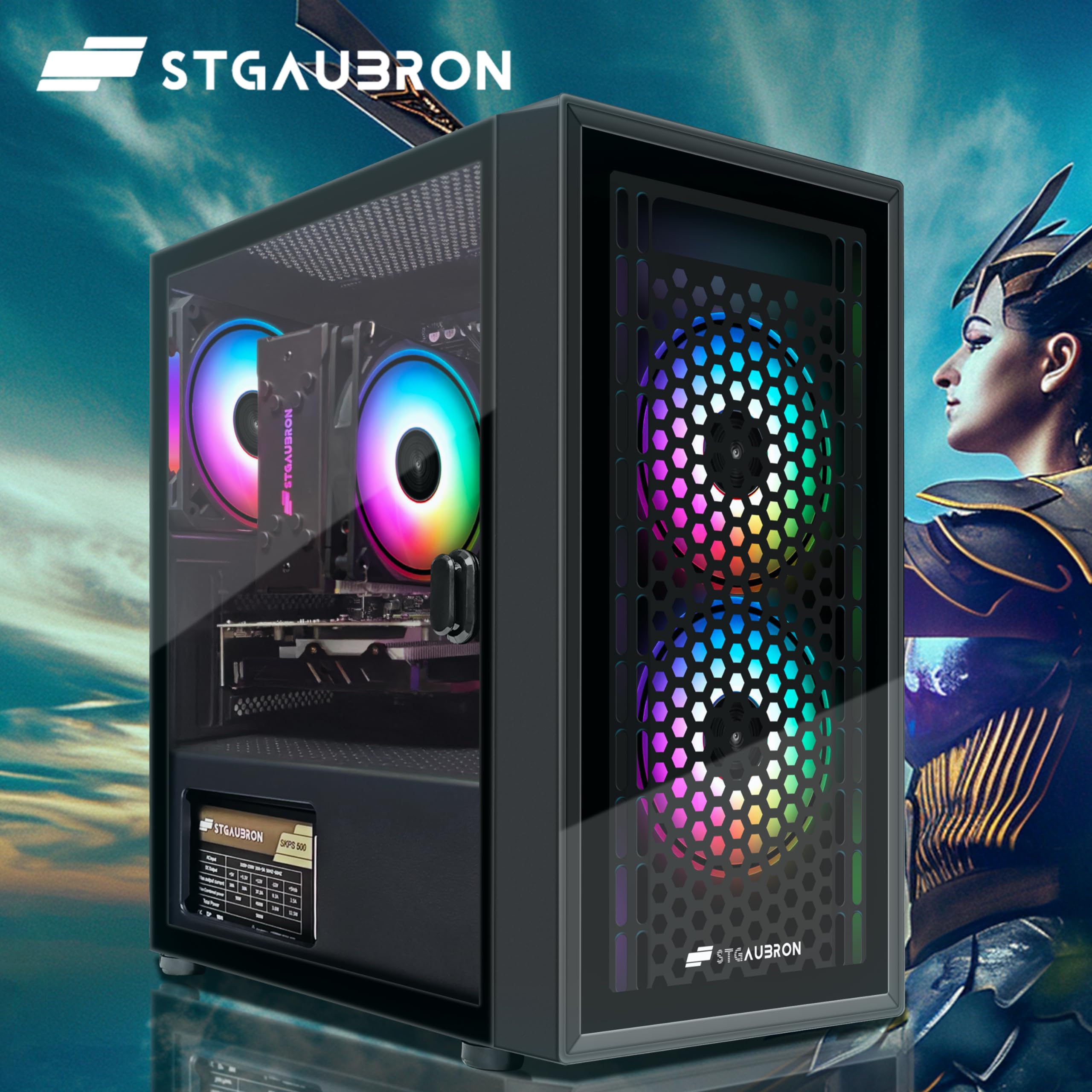 Amazon.com: STGAubron Gaming PC Computer Desktop, RX 560 4GB Amazon.com: STGAubron Gaming PC Computer Desktop, RX 560 4GB