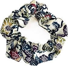 くば笠屋 琉球紅型 ヘアゴム 髪留め 沖縄 お土産 紅型シュシュ パープル 雑貨