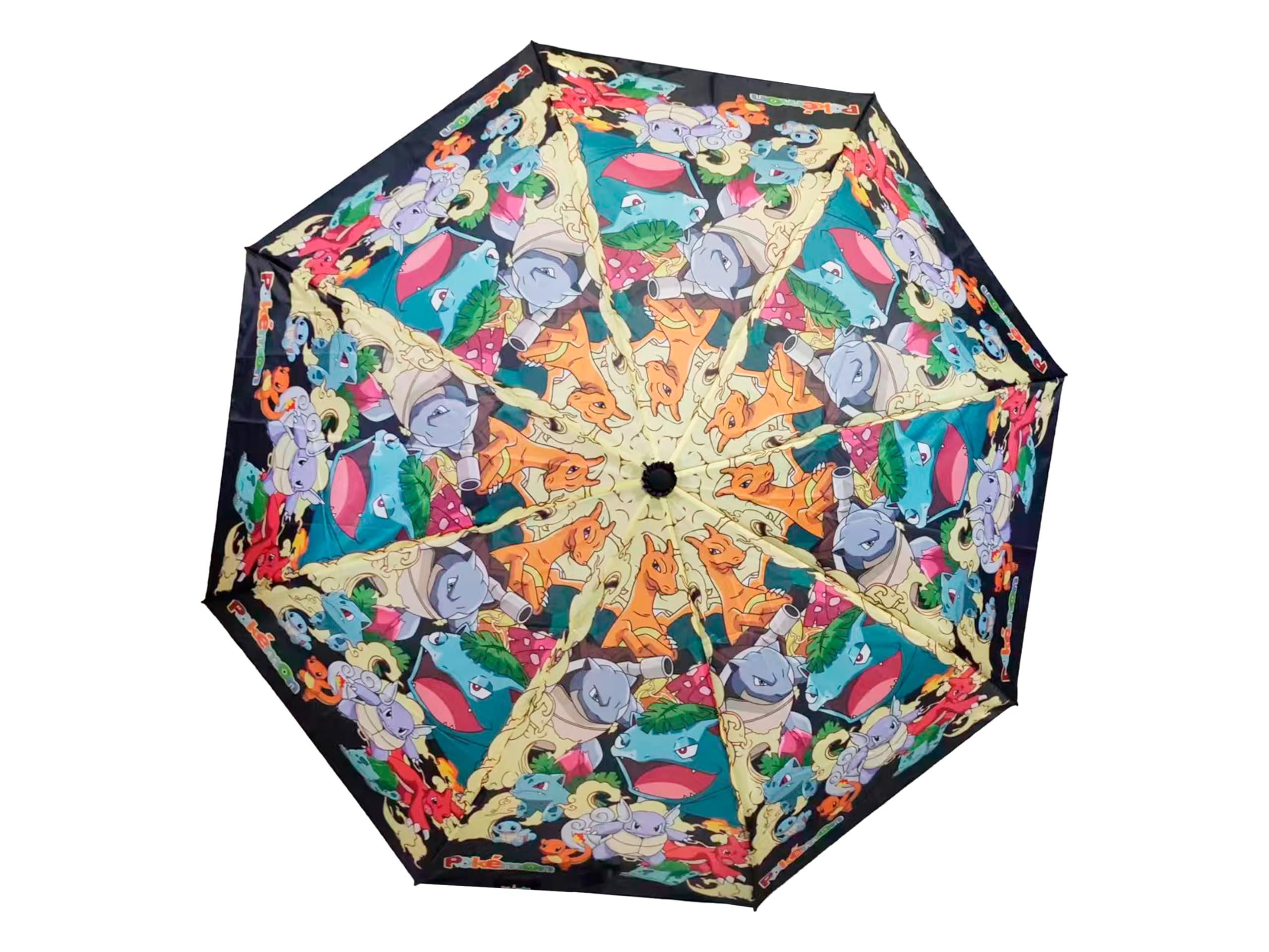 CYPBRANDS Pokemon Official Folding Umbrella, Multi-Colour