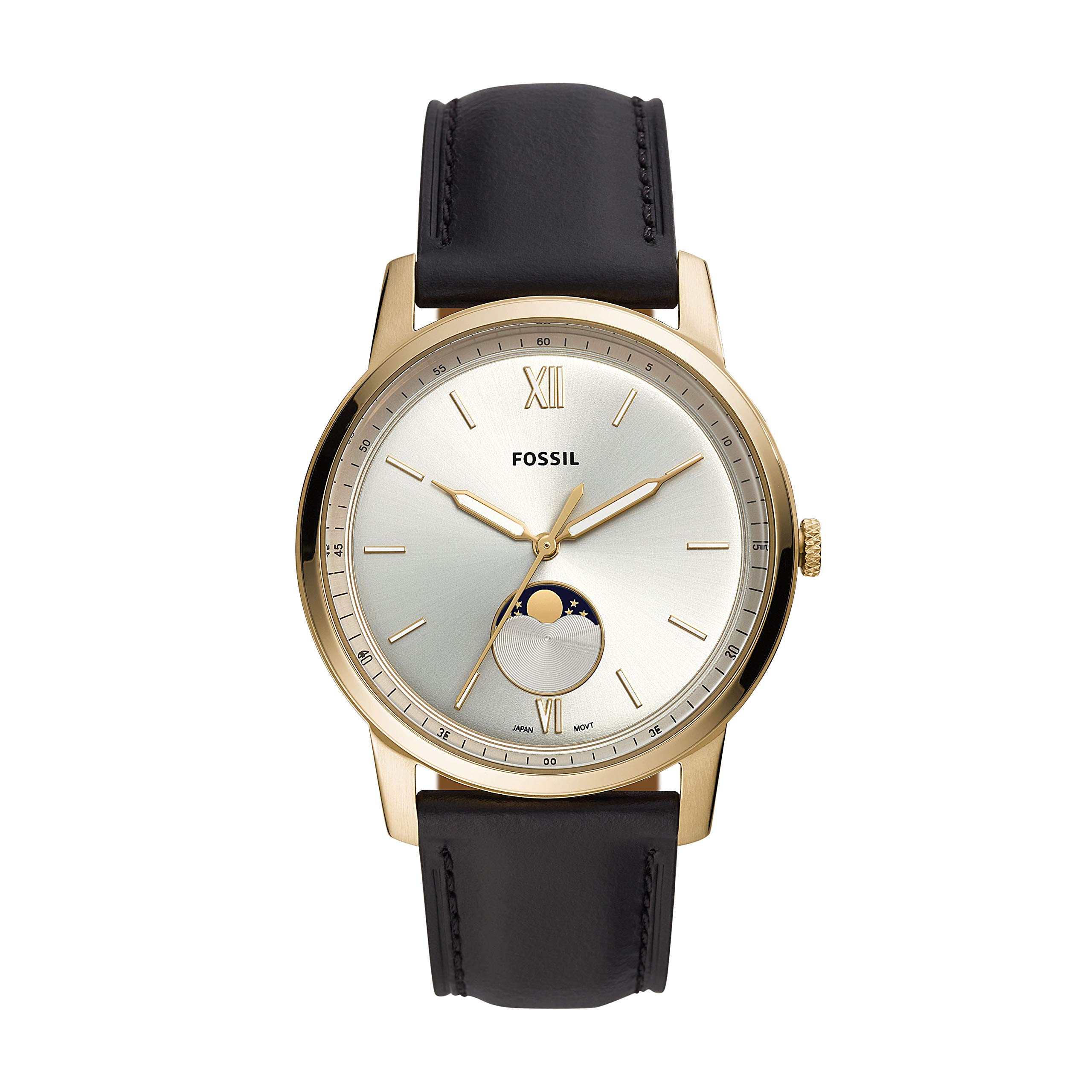 belakang view of Fossil FS5571 watch strap and buckle