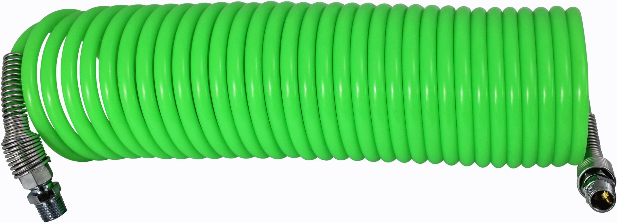 RH-325-4F-AMZ Lawn and Garden Recoil Air Hose, 1/4" x 25', Fluorescent Green