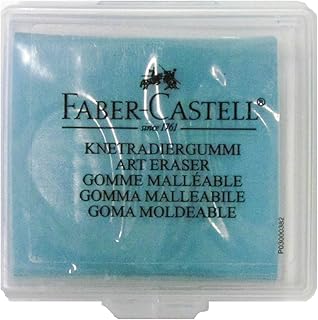 Faber-Castell – Goma moldeable, Color Rojo, Amarillo o Azul, Surtidos. (Turquesa)