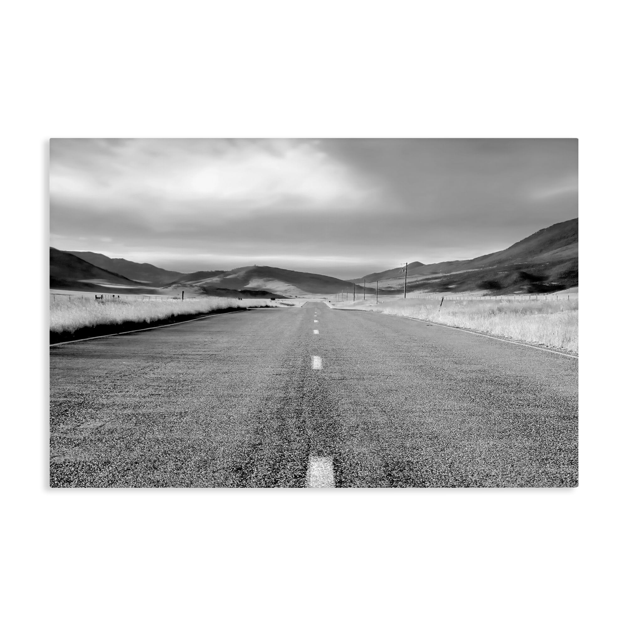 Stupell Industries Unframed 'Open Road Through Rolling Hills'| Canvas Art