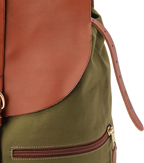 イルビゾンテ　バックパック　リュック　オリーブ×あか茶 Amazon.co.jp: [イル ビゾンテ] バックパック 54_1_5422306320 F