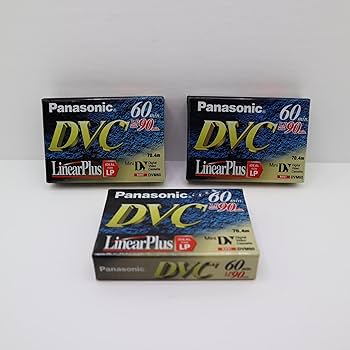 Amazon.com : Panasonic AY-DVM60EJ3 MiniDV Tapes (60 Minute