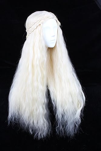 Peluca larga de Angelaicos para mujer pelo sexy ondulado para fiesta estilo Lolita 275 pulgadas talla única Rubia