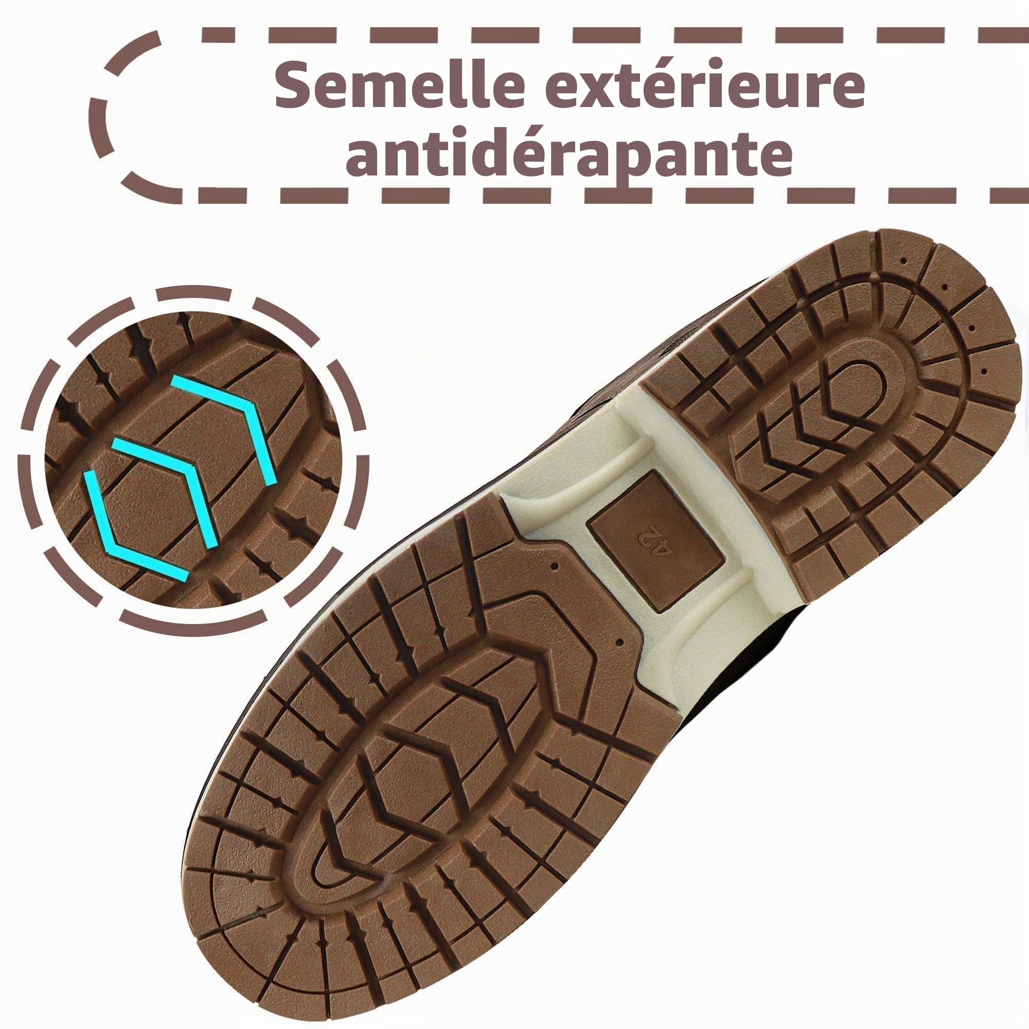 CC-Los Bottes de Ville Homme Décontractées Confortables Respirantes