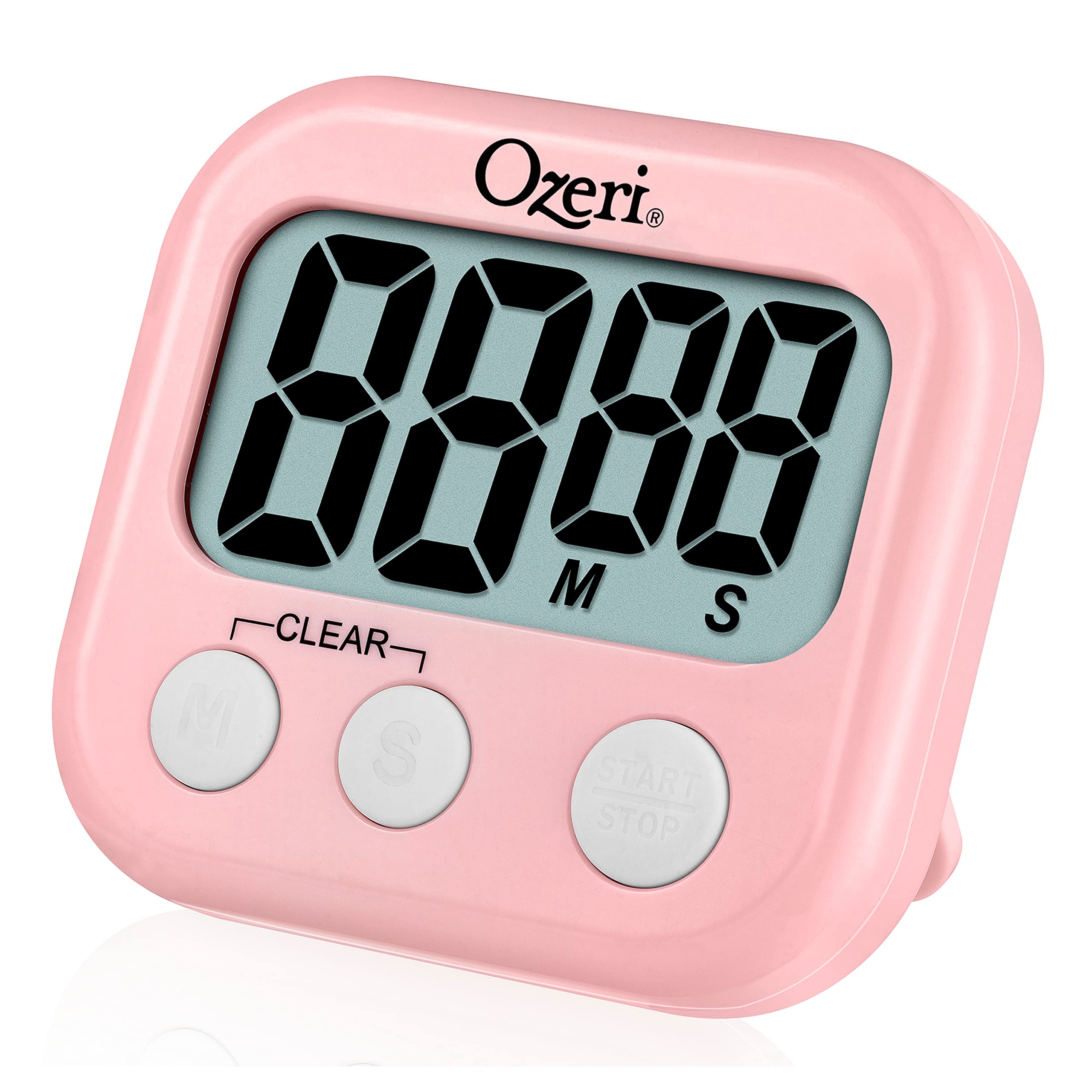 Minuteur de cuisine et d'événement grand écran Ozeri rose