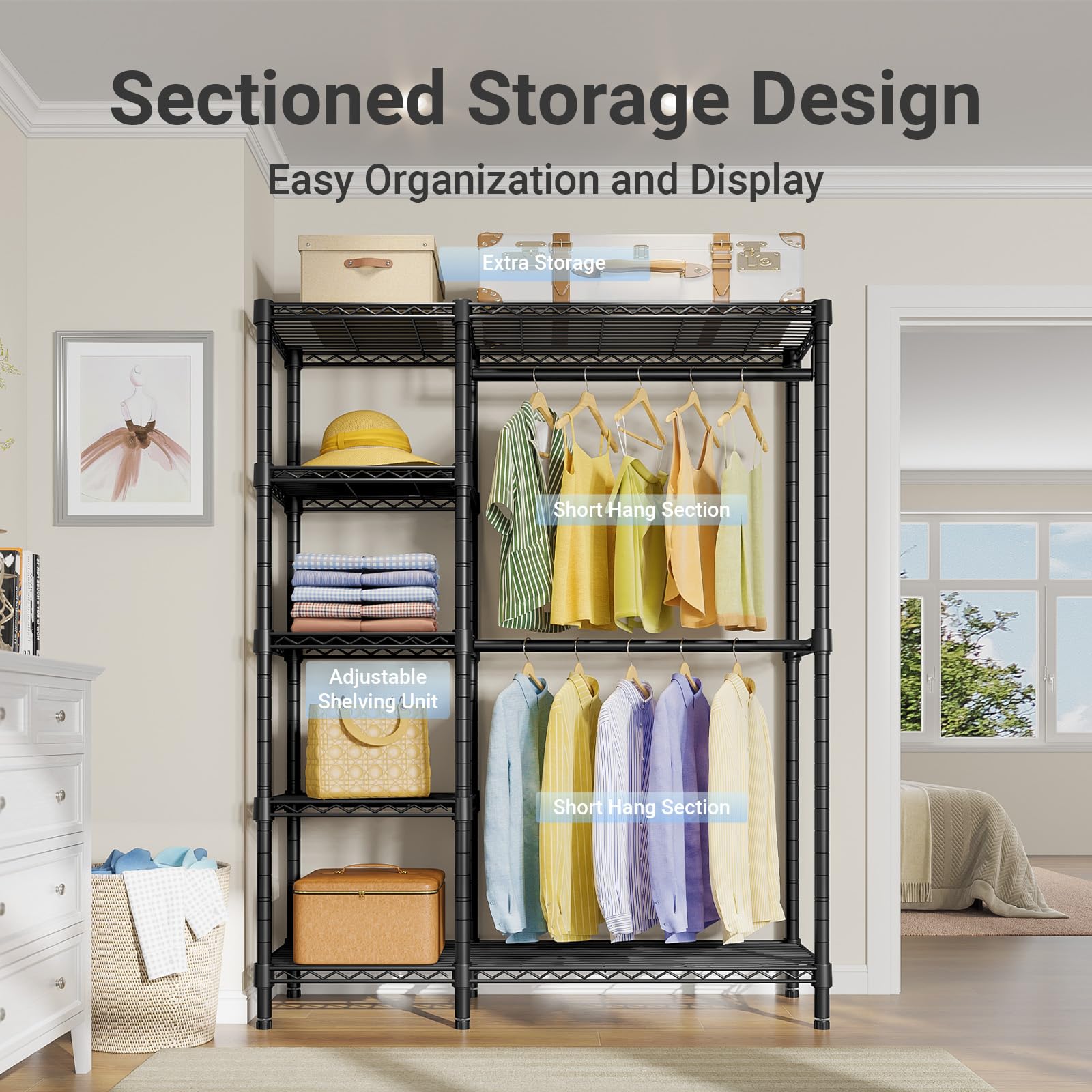 Amazon.com: VIPEK V7 Garment Rack for Hanging Clothes Heavy Duty