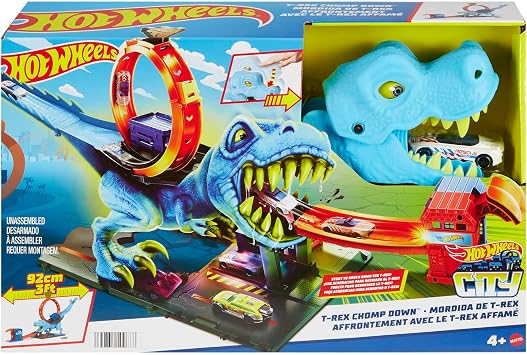 Hot Wheels HW City T-Rex Chomp Down TVD HKX42