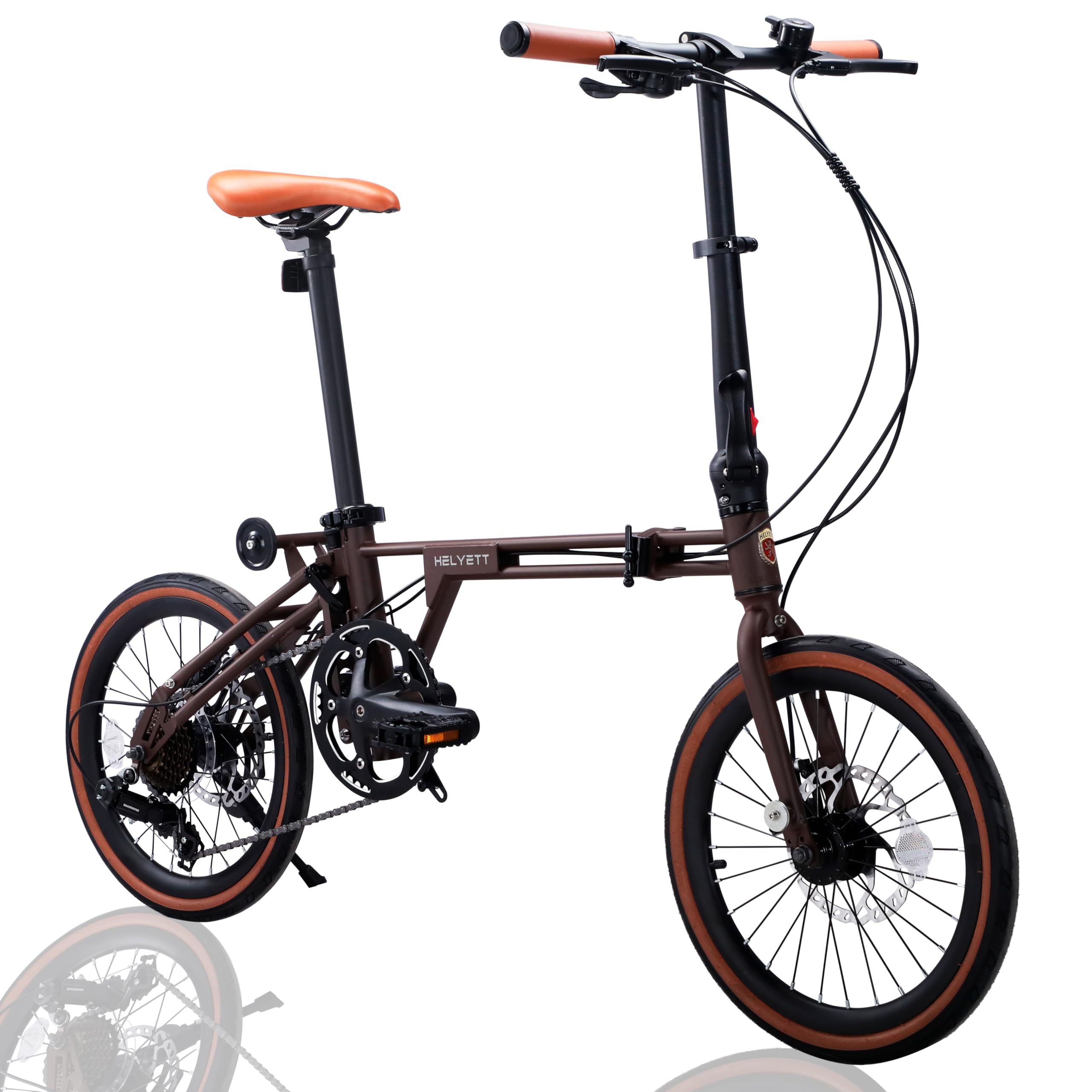Amazon | HELYETT（ヘリエット）MONET 16インチ 折りたたみ自転車 三