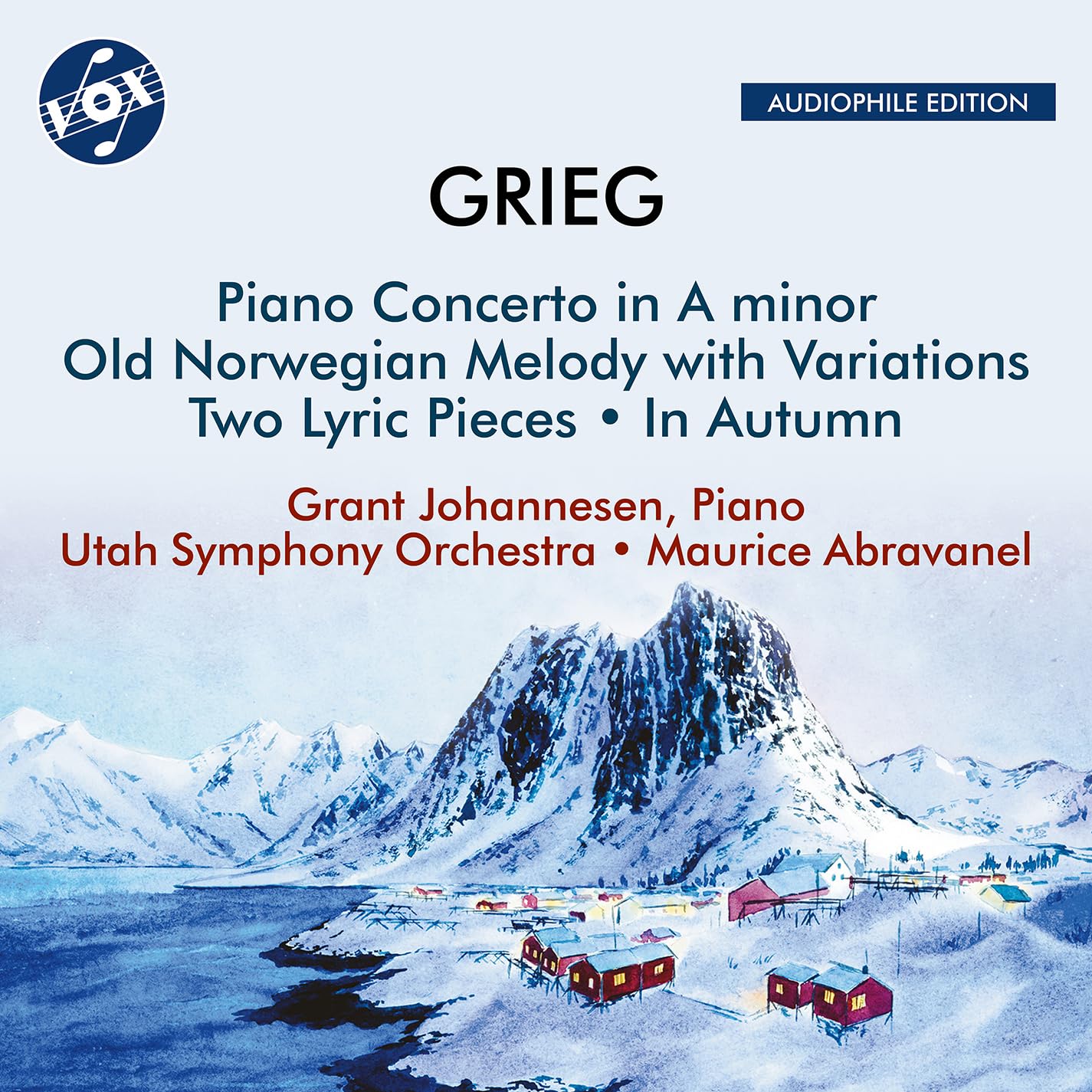 Edvard Grieg: Piano Concerto in A Minor; Old Norwegian Melody with Variations; Two Lyric Pieces; In Autumn