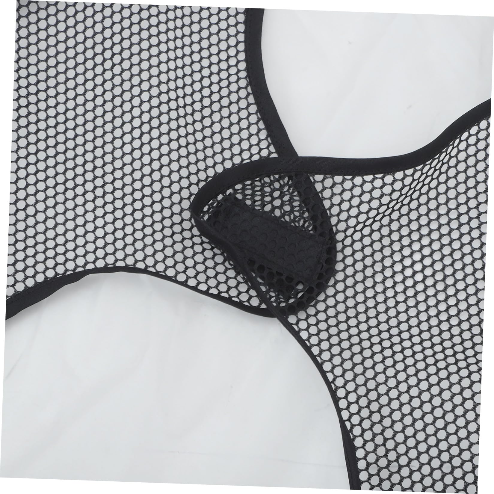 Healeved Grembiule da Cucina con Maniche Lunghe e Tasche per Pulire le Mani Pvc Trasparente Antischizzi con Chiusura Strappo per Lavaggio Piatti e Giardinaggio Nero