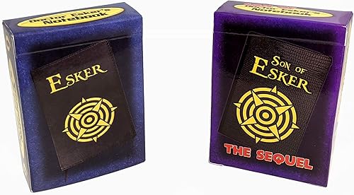 Paquete de cuadernos de Doctor Esker (paquete combinado de 2 juegos) Cuaderno de Doctor Esker y cuaderno de hijo del doctor Esker, juegos de cartas