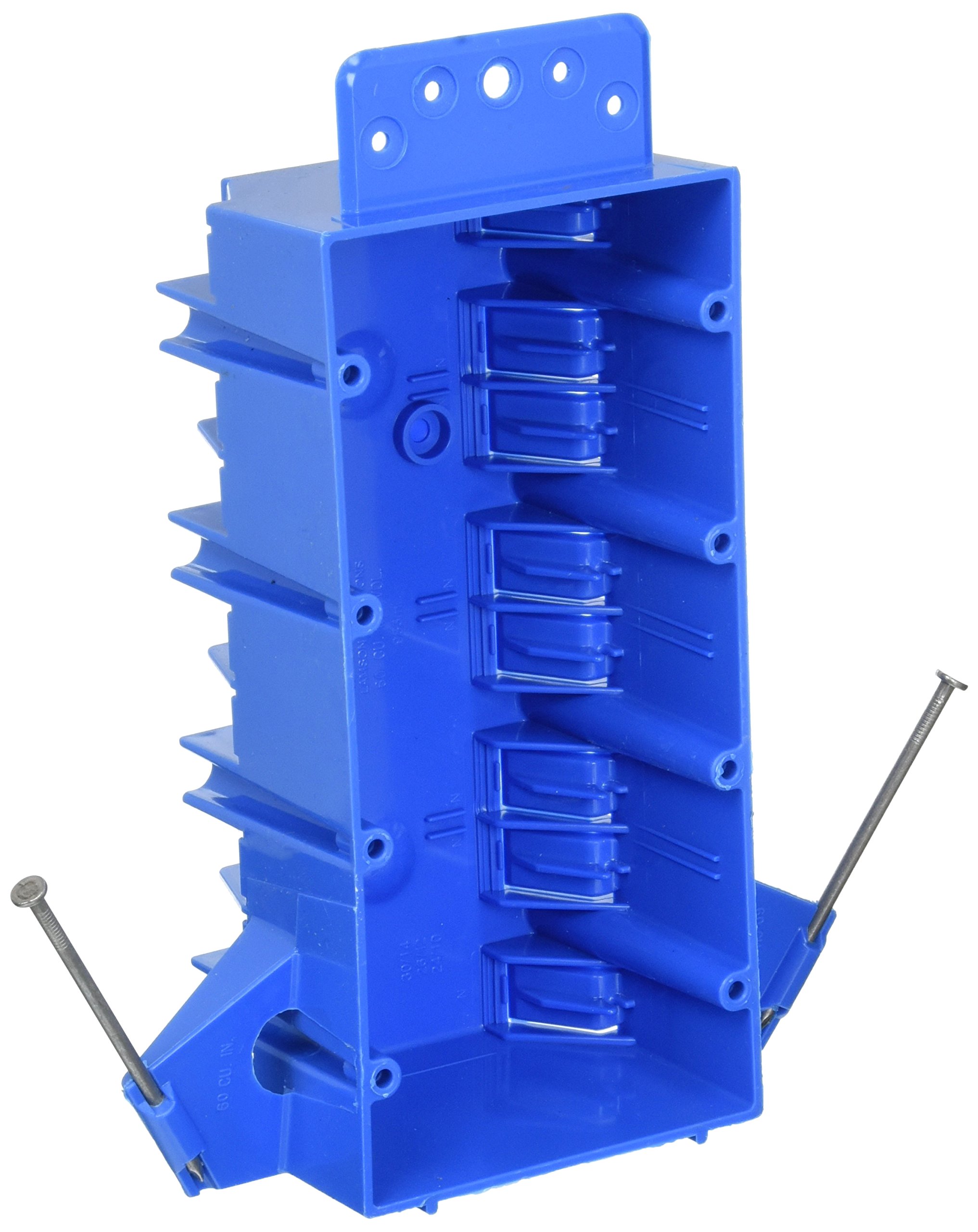 Thomas & Betts Carlon Lamson & Sessons B455A-Upc New Box 55Ci 4Gang, No Size, Blue