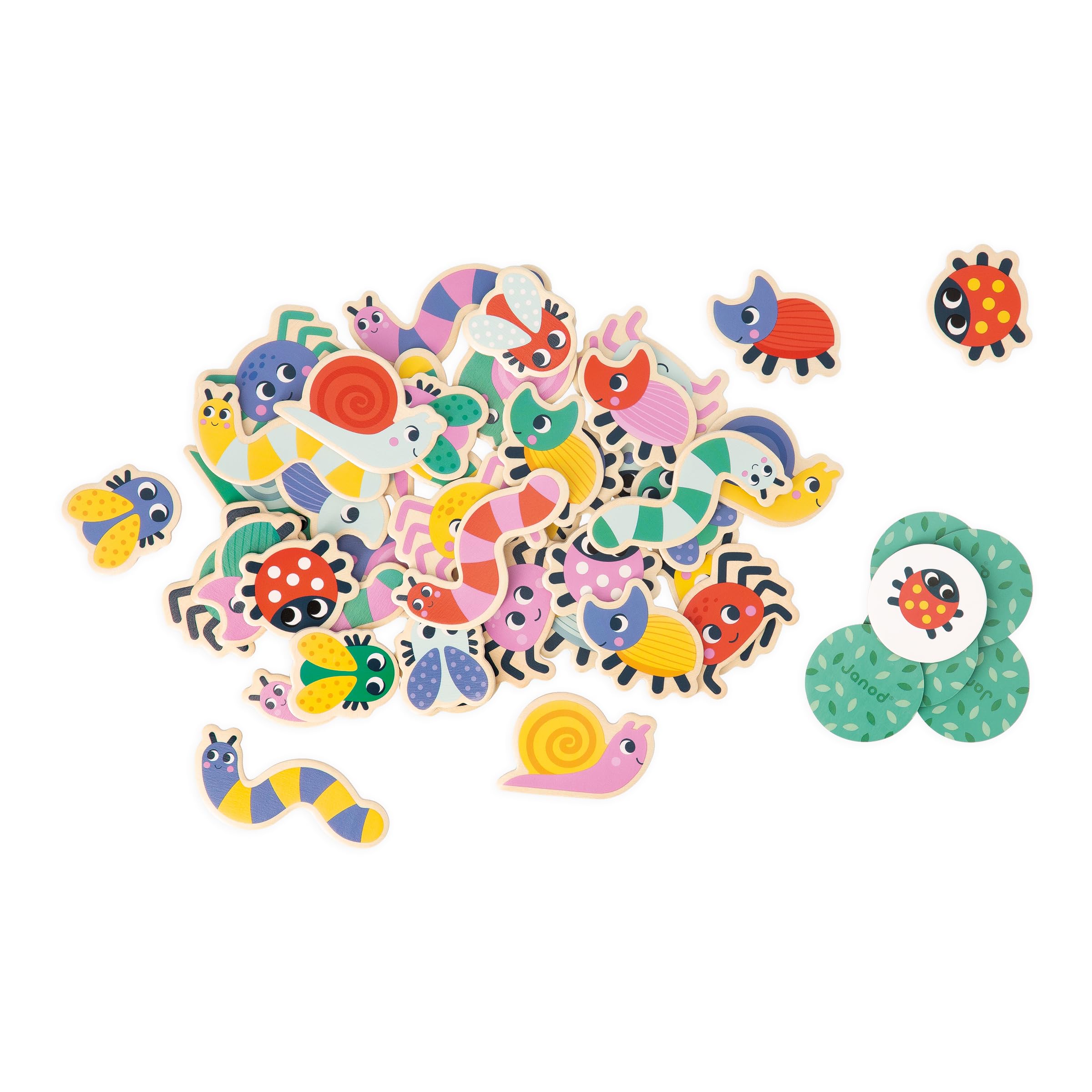 Janod, Pédagogie Range, “Garden” Seek and Find Game, Children’s Educational Toy, Develops Observation Skills FSC Wood Game - Image 2
