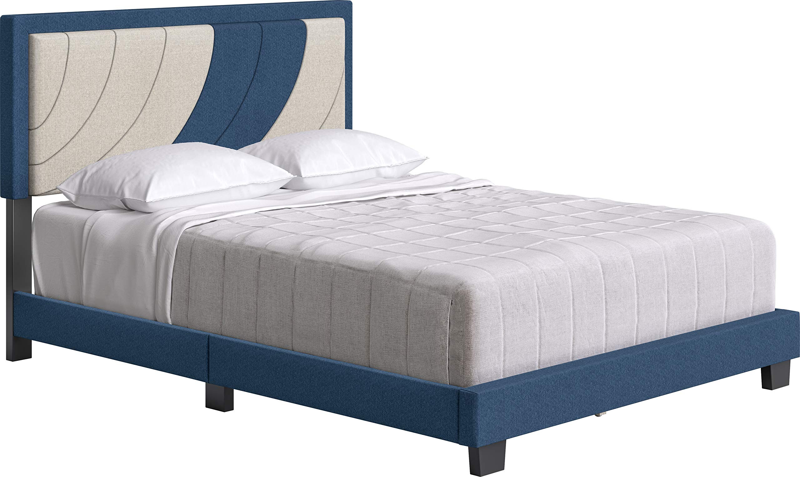 Letto Imbottito Con Testiera Imbottita Letto Matrimoniale Con Rete A Doghe 86189240