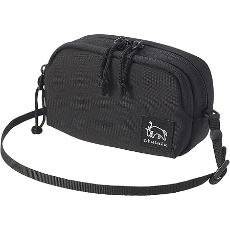 HAKUBA カメラケース Chululu(チュルル)ホリデイ マルチポーチ M スマートフォンも一緒に収納 ブラック SCH-HDMPMBK