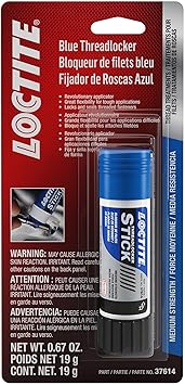 Loctite 504466 All-Purpose Medium Strength Anaerobic Threadlocker Stick, Blue, 19-Gram