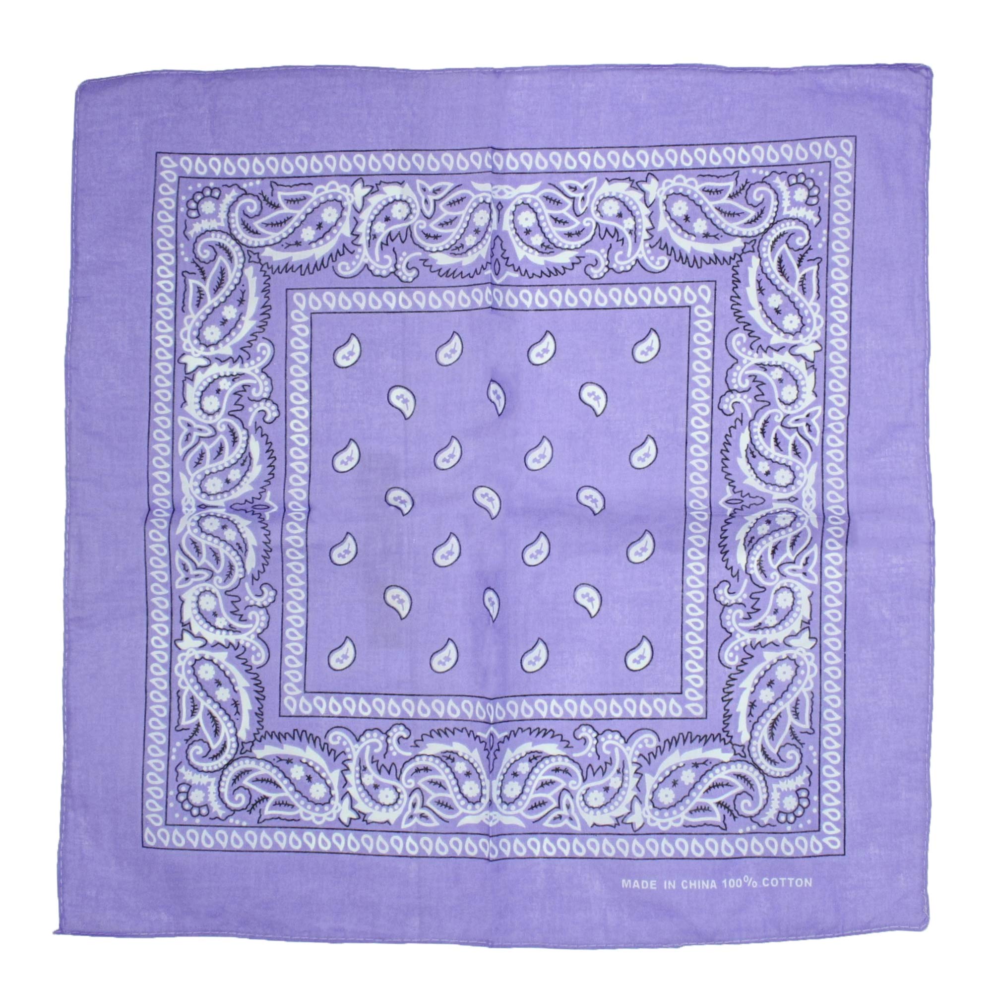Zac's Alter Ego Retro Vintage Style Cowboy Paisley Bandana/Neckerchief/Durag