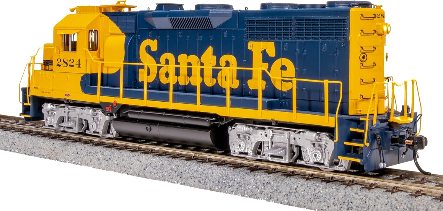Broadway Limited 7531 EMD GP35, ATSF 2828, Blue Warbonnet, Paragon4 Sound/DC/DCC, (GP35u) HO Scale