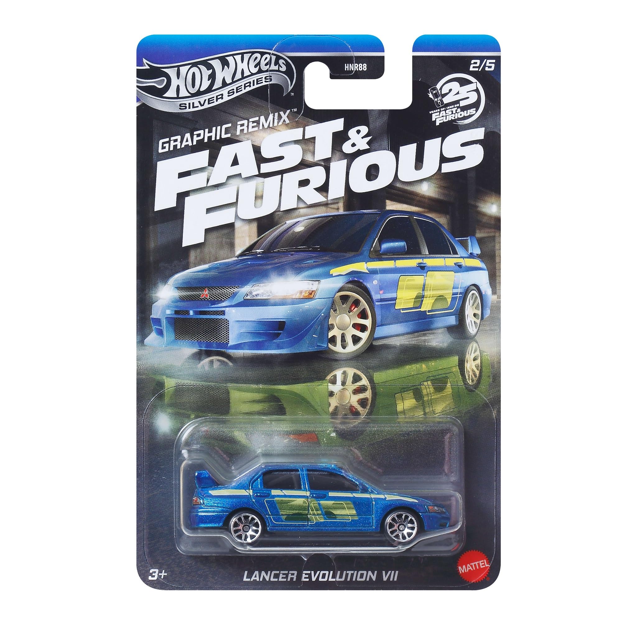 Hot Wheels Fast and FURIOUS Graphic Remix Auto LANCER EVOLUTION