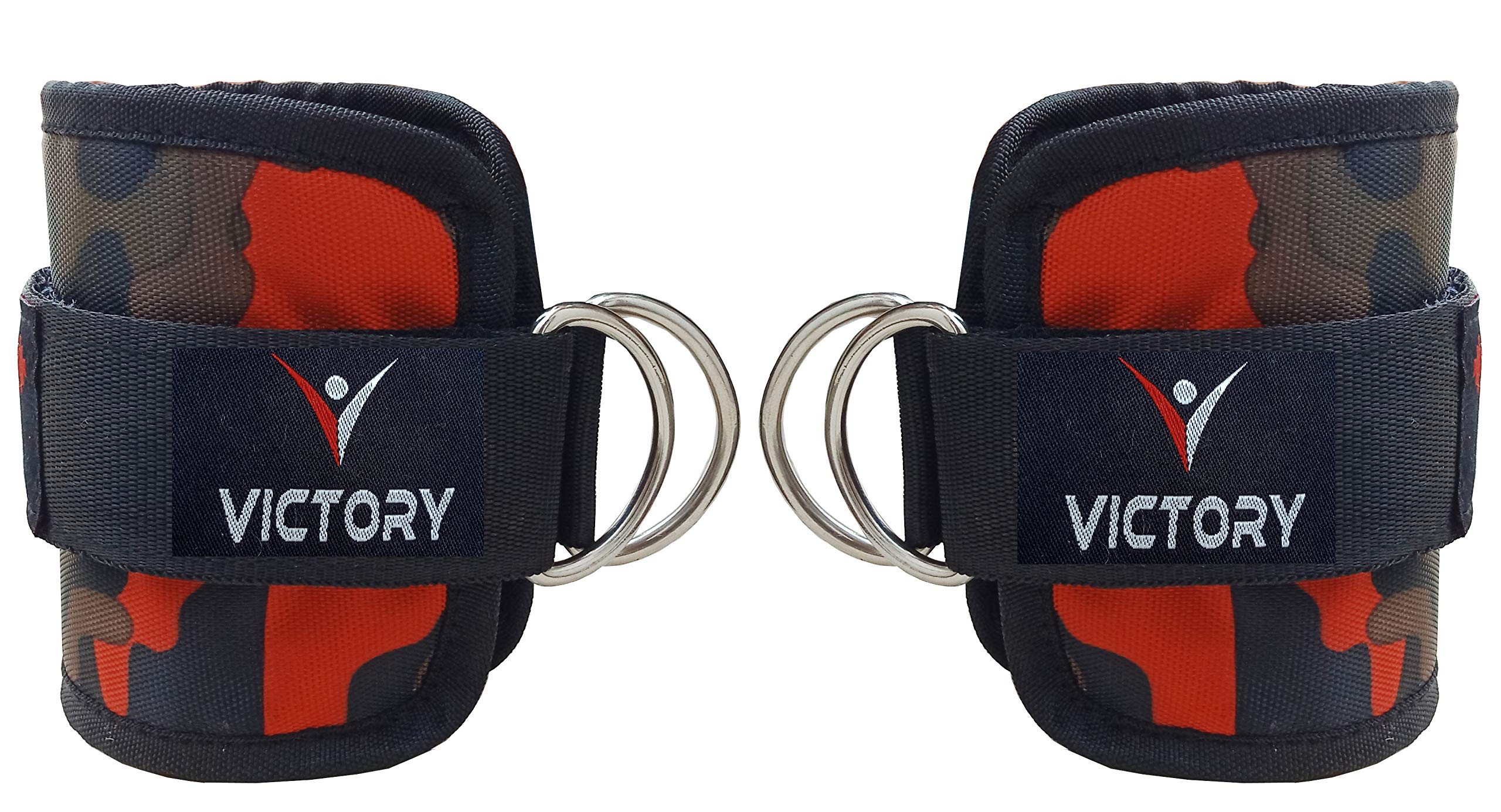 Victory - Ankle Straps for Cable Machine, Gym, Legs, Butt, Exercises Adjustable Neoprene Premium Cuffs to Enhance Legs for Men and Women : Red (B08GZC7JND) Amazon Price History, Amazon Price Tracker