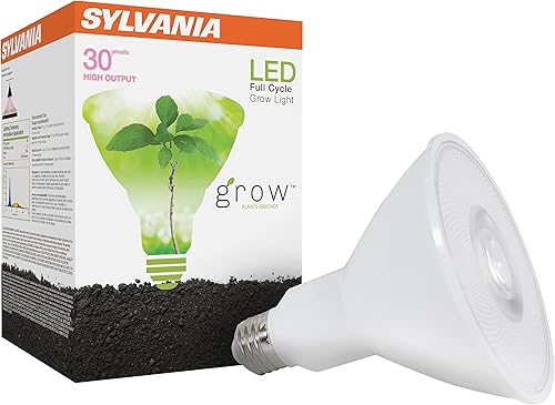 SYLVANIA - Bombilla LED de ciclo completo de 20 W, PAR38, 30 micromoless, 80 CRI, no regulable, esmerilado, 1 paquete (41268)