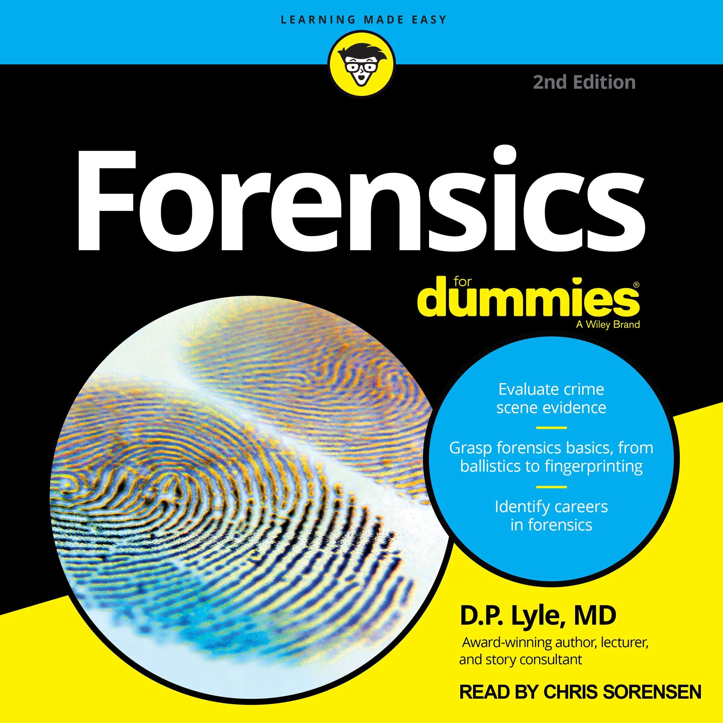 Cover art for Forensics for Dummies (2nd Edition)