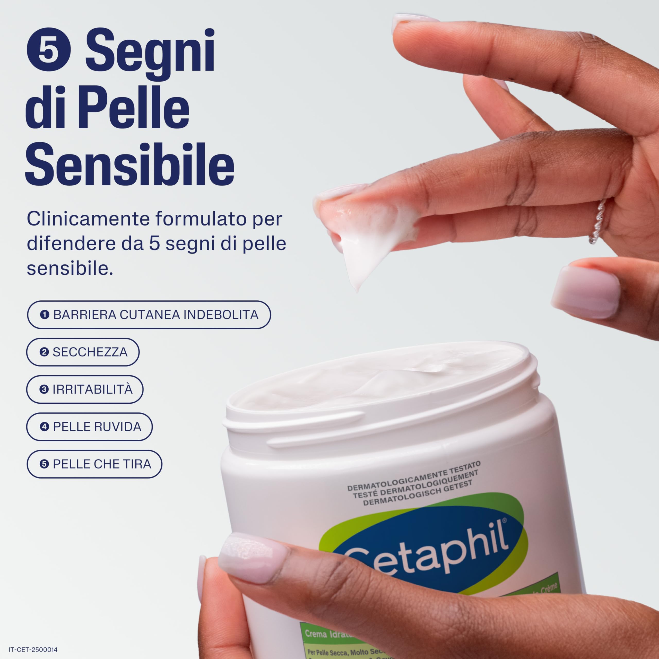 Cetaphil Crema Idratante Viso e Corpo, Senza Profumo, Formato 450g + Emulsione Detergente Viso e Corpo, Senza Profumo, Formato Viaggio 29 ml