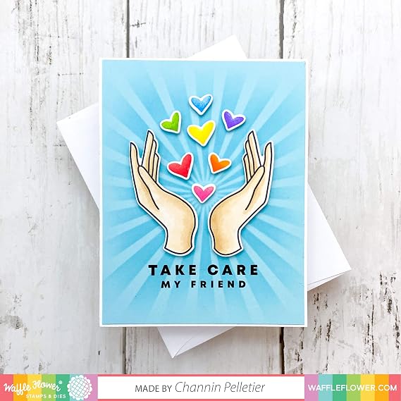 Waffle Flower Caring Hands Sentiments