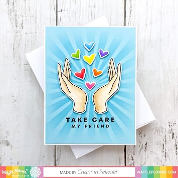 Waffle Flower Caring Hands Sentiments