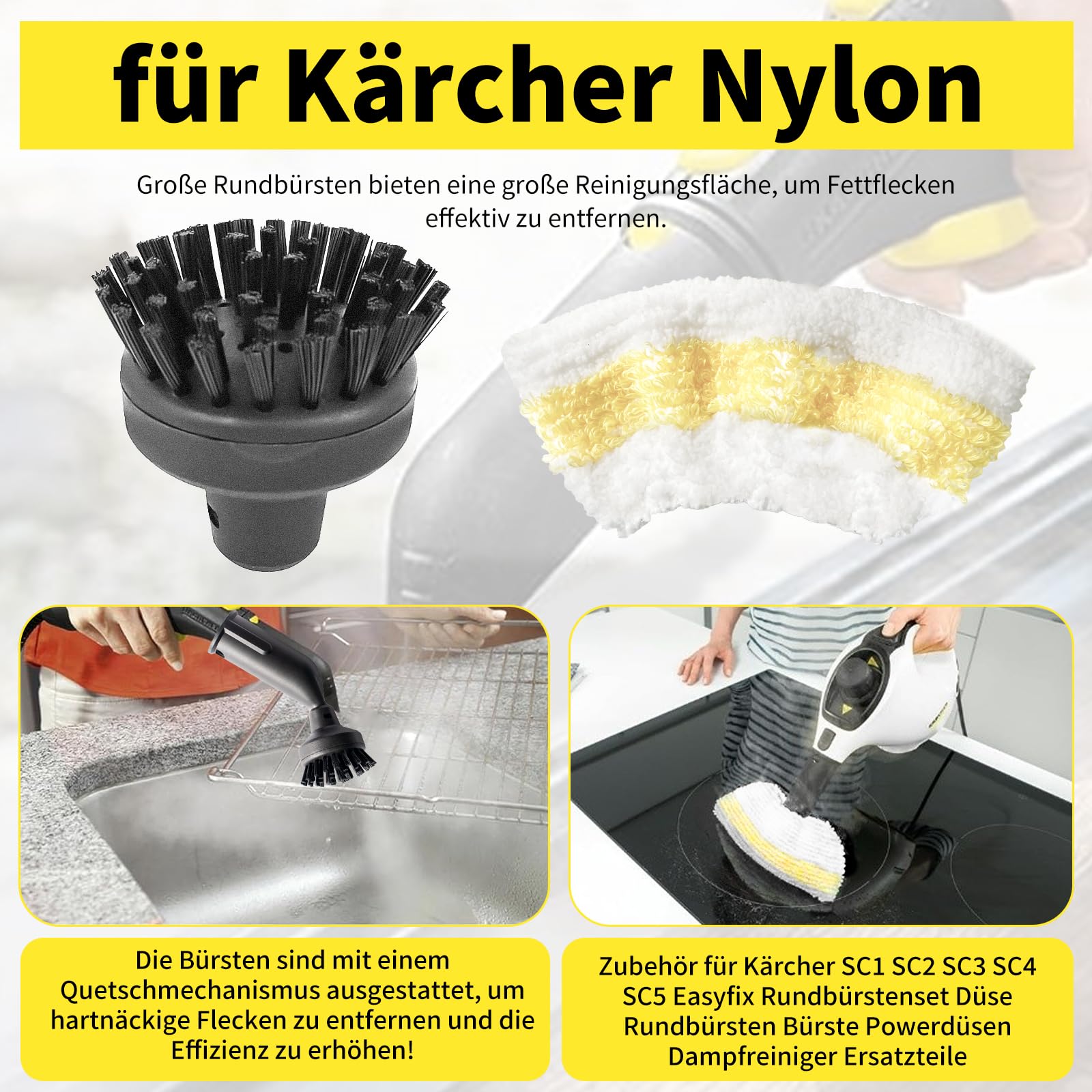 Kärcher Dampfreiniger Zubehör - 14-teiliges Set Für SC1-5