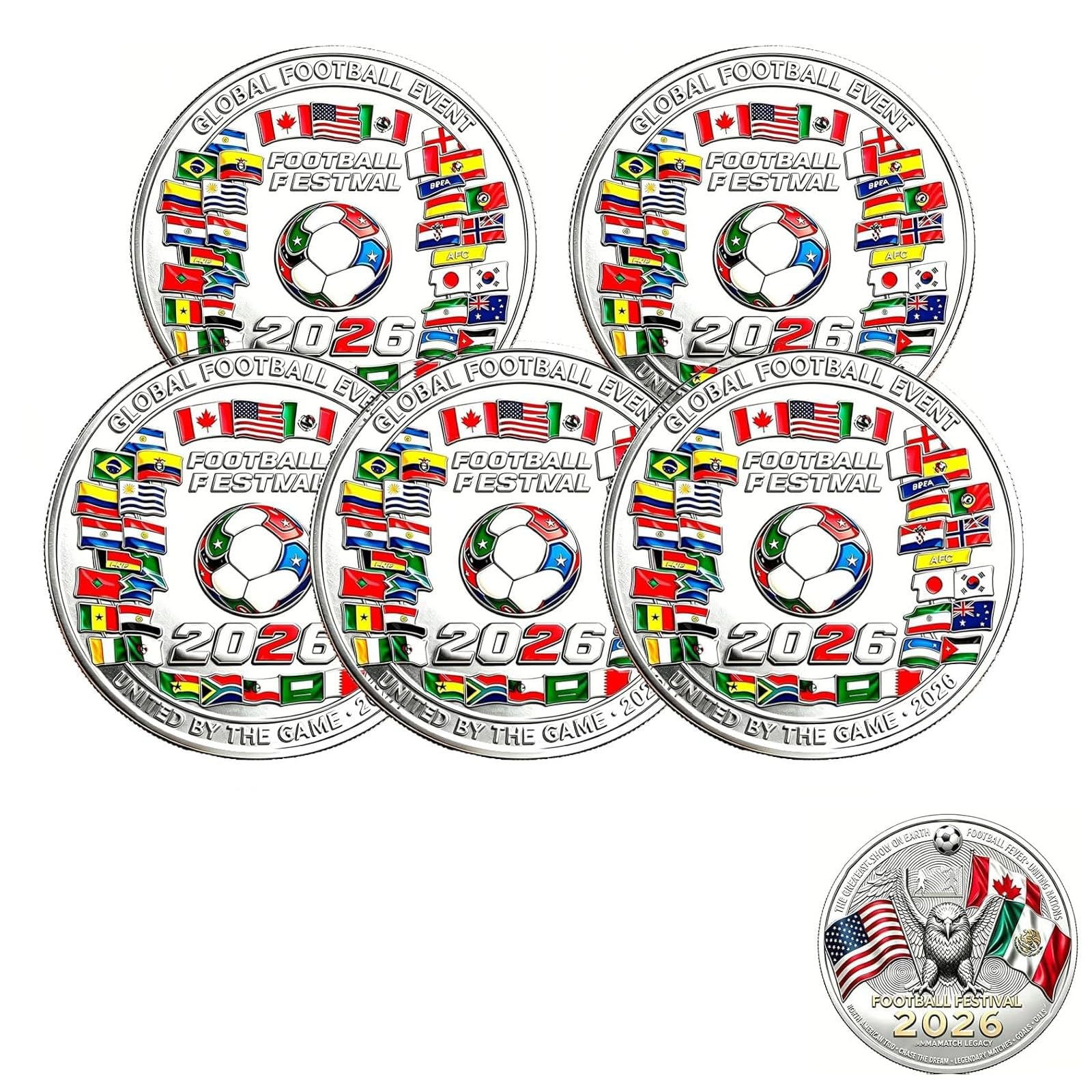 2026 World Cup Memorial Challenge Coin, 2026 Global Football Festival Commemorative Coin