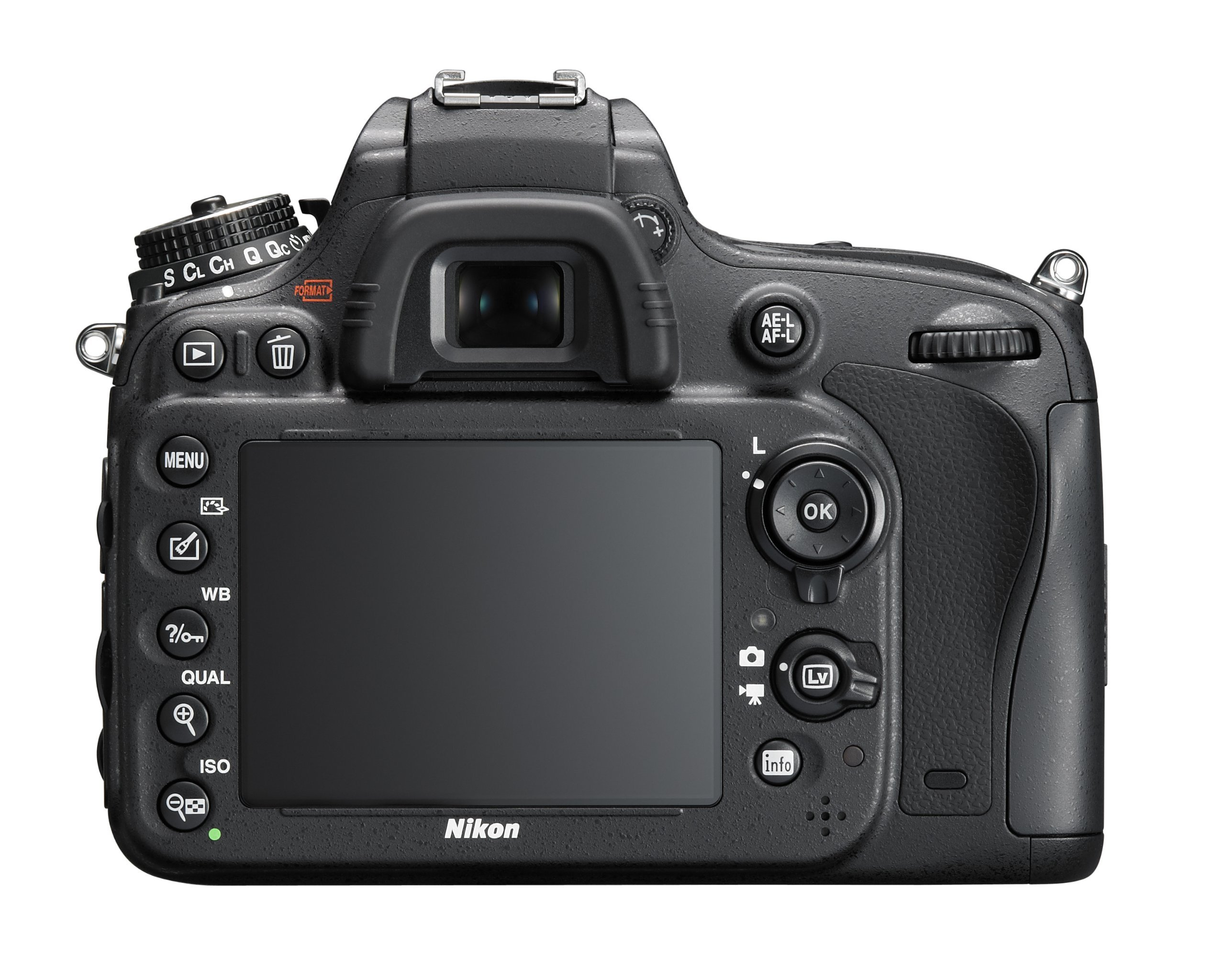Nikon D610 SLR-Digitalkamera (24,3 Megapixel, 8,1 cm (3,2 Zoll) Display, Full HD, Superempfindliches AF-System) nur Gehäuse schwarz (Generalüberholt)