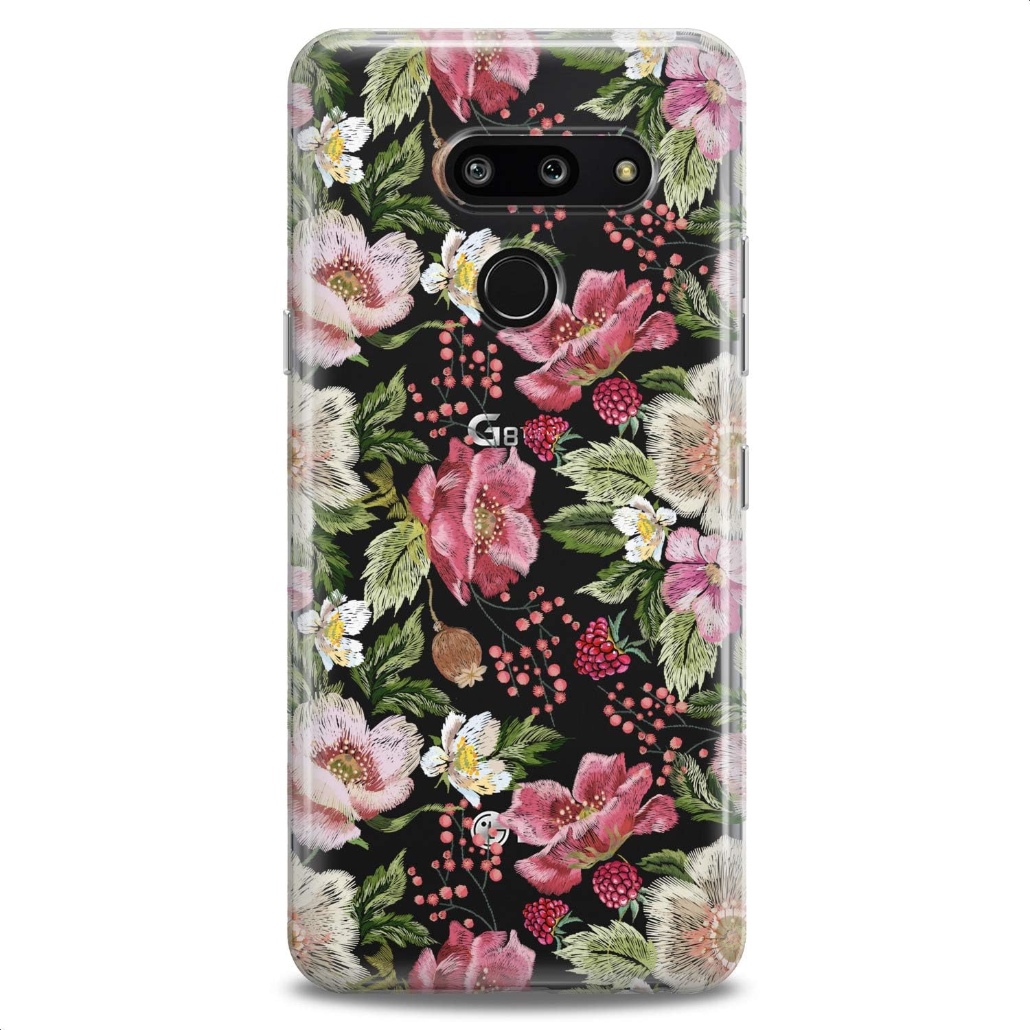 TPU Case Replacement for LG Stylo 6 K61 K51S K42 K30 K20 Stylo 5 K40 K11 K10 K8 Flowers Flexible Silicone Nature Feminine Soft Floral Blossom Print Summer Design Clear Cute Slim fit Roses Pink