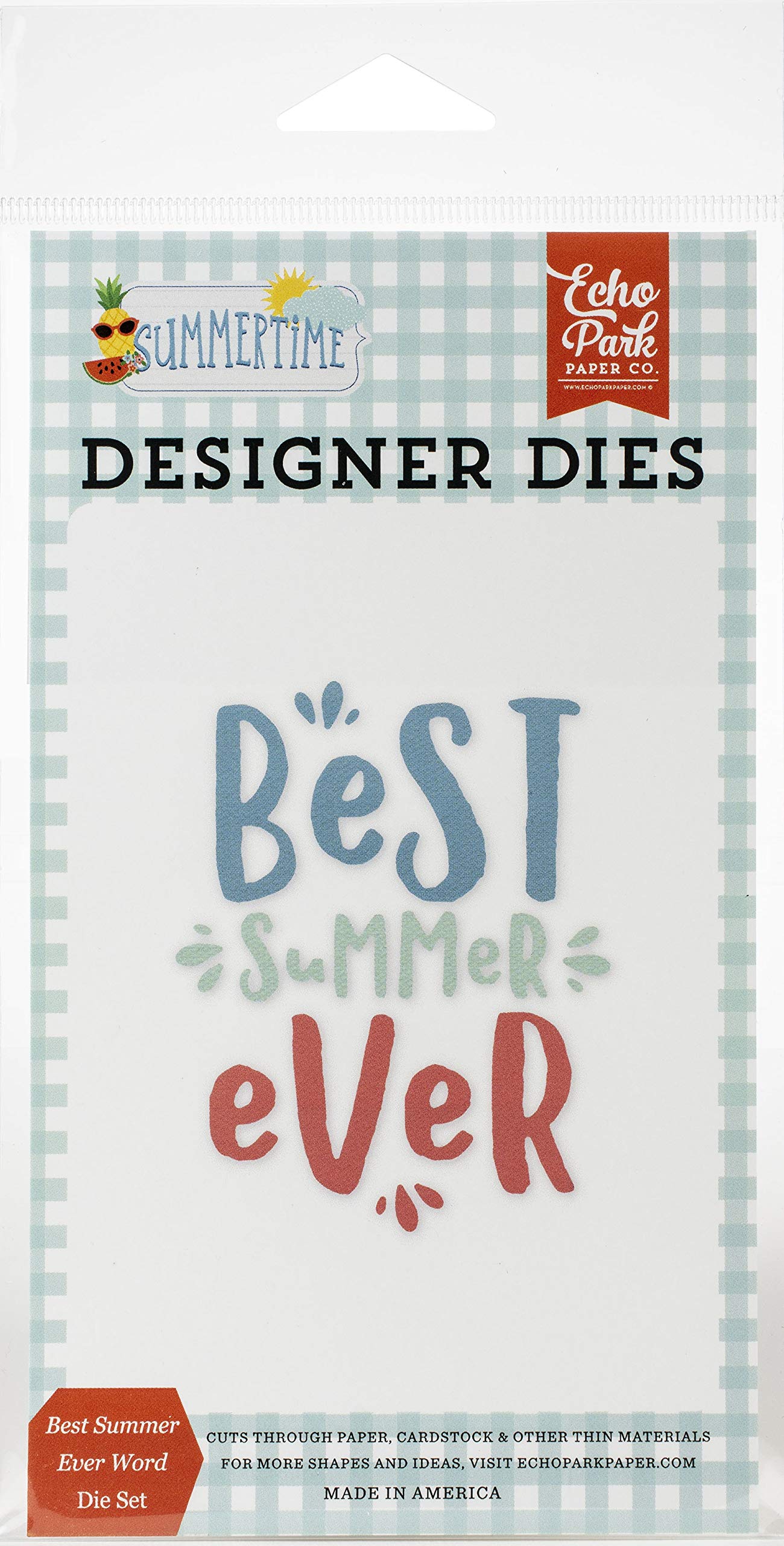 ECHO PARK PAPER COMPANY Dies SUMMR, Best Summer Ever, Summertime, One Size