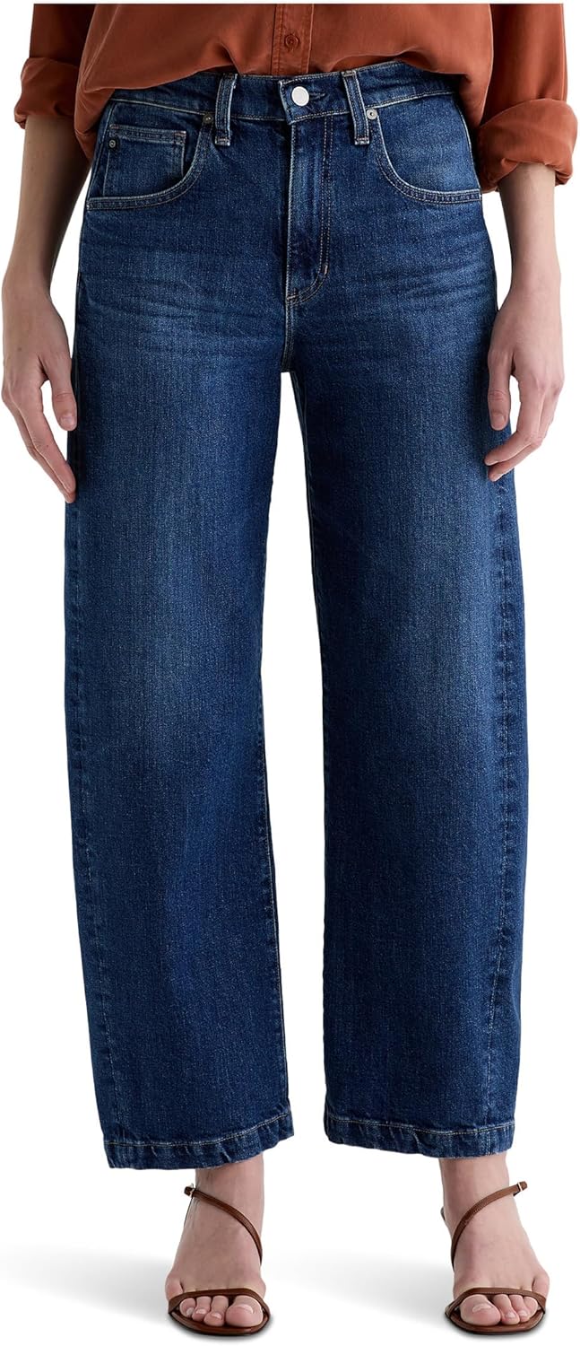AG Women's Hattie High-Rise Barrel in Vp Dynasty