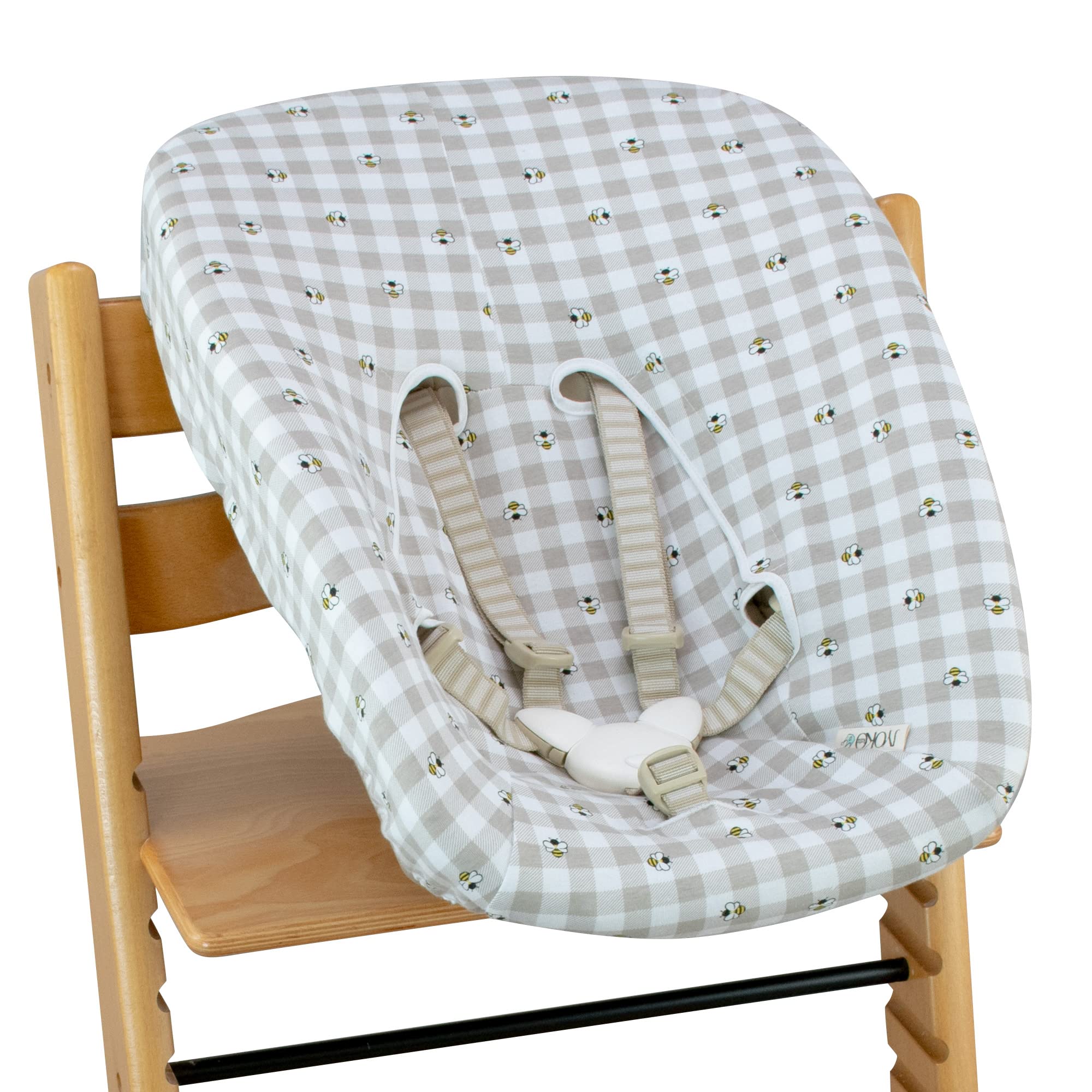 JYOKO KIDS Fodera in Cotone Compatibile con Stokke NewBorn (PICNIC VICHY)