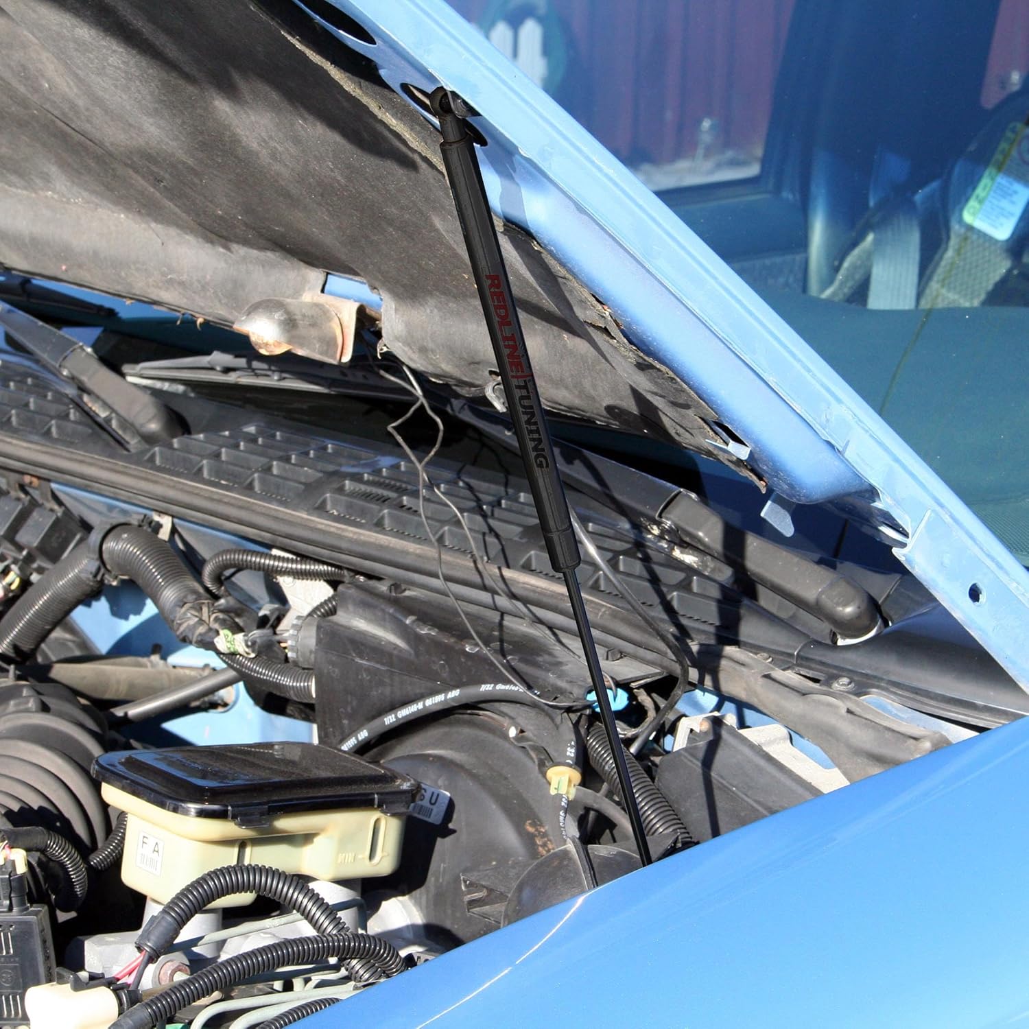 Redline Tuning 21-16007-02 Hood Quicklift Plus System Compatible with Chevrolet S10 Blazer Sonoma (All Black Components)