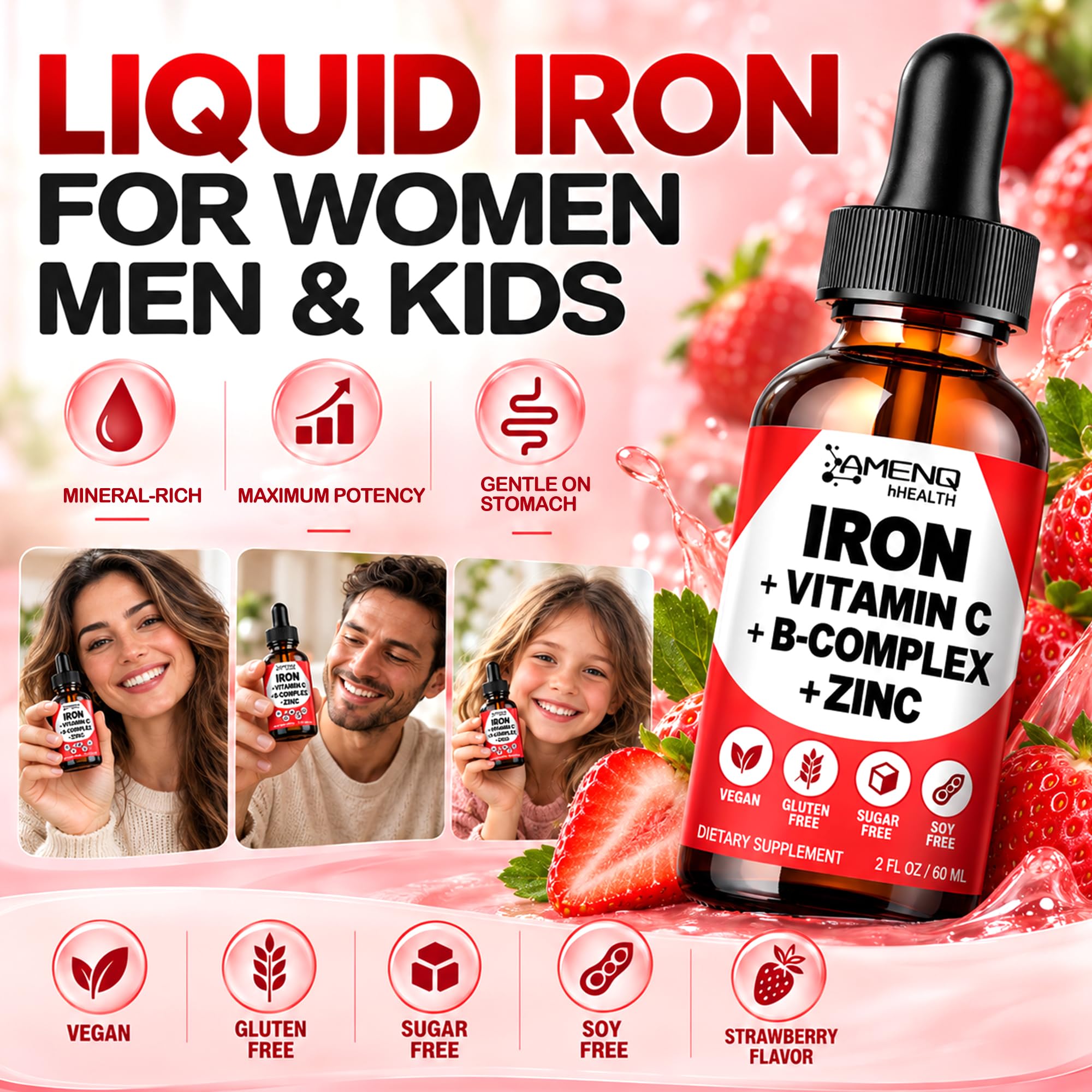 Liquid Iron Supplement for Women, Boost Iron Levels, Stomach Friendly Iron — Amazon image 6
