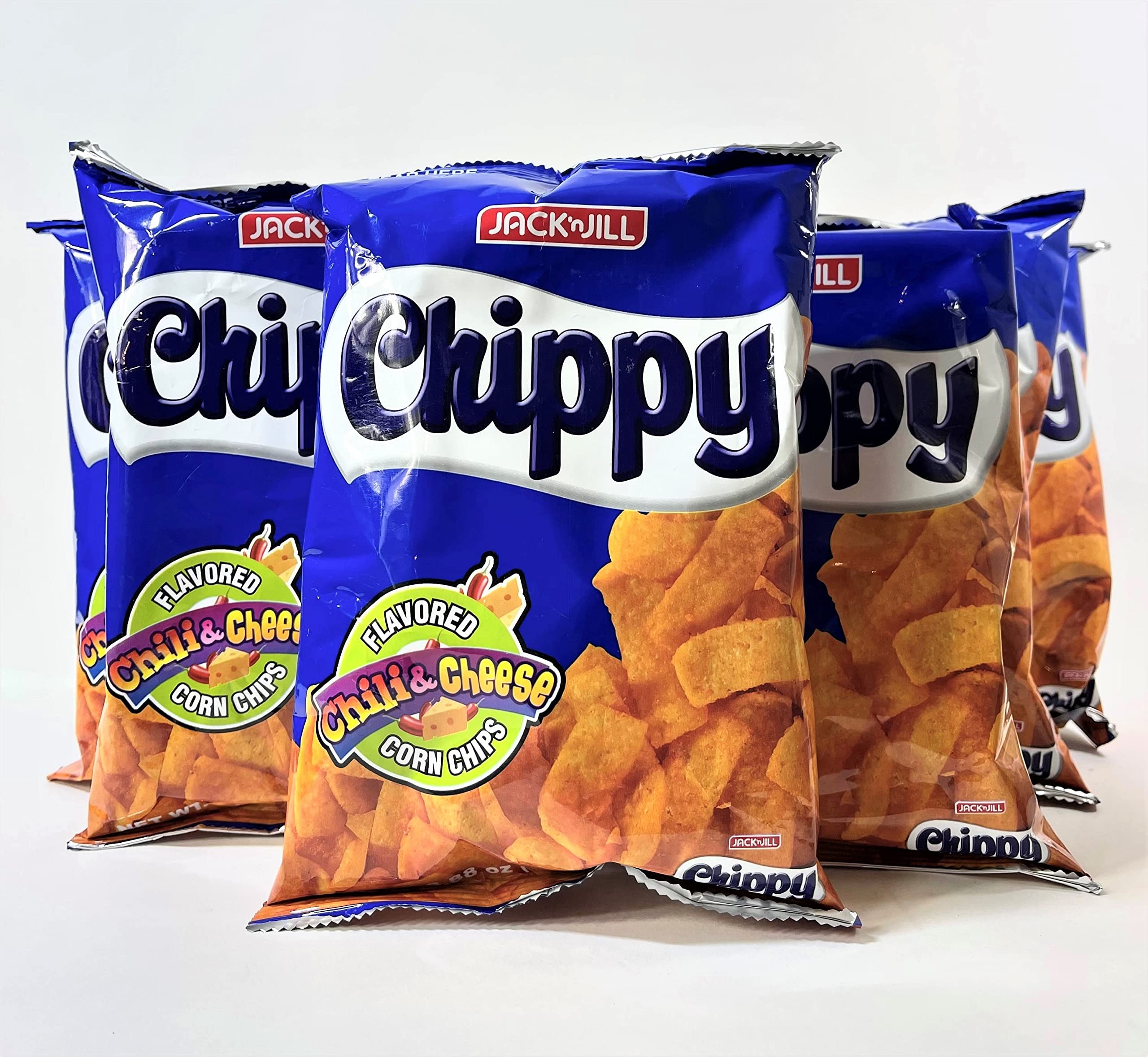 chippy Jack'n Jill Chippy Chili and Cheese Flavoured Corn Chips, 110 g
