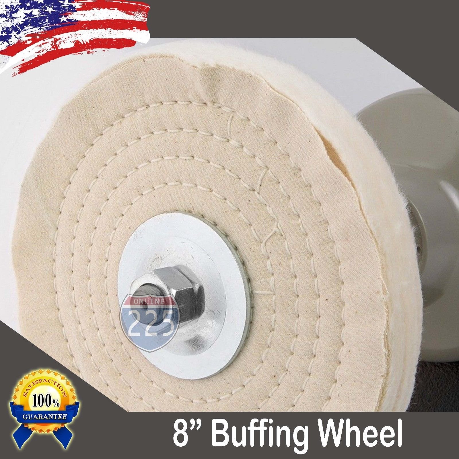 8” Inch Buffing Polishing Wheel 5/8 Arbor Buffer Polish