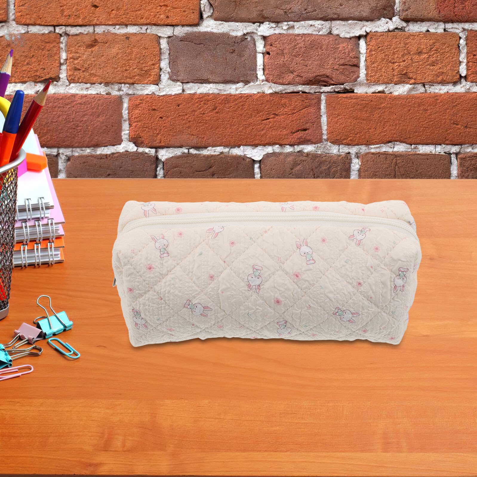 Grosse Trousse Scolaire Kawaii Organiseur de Crayons Étui à Stylos Fermeture Éclair pour Organisateur de Fournitures