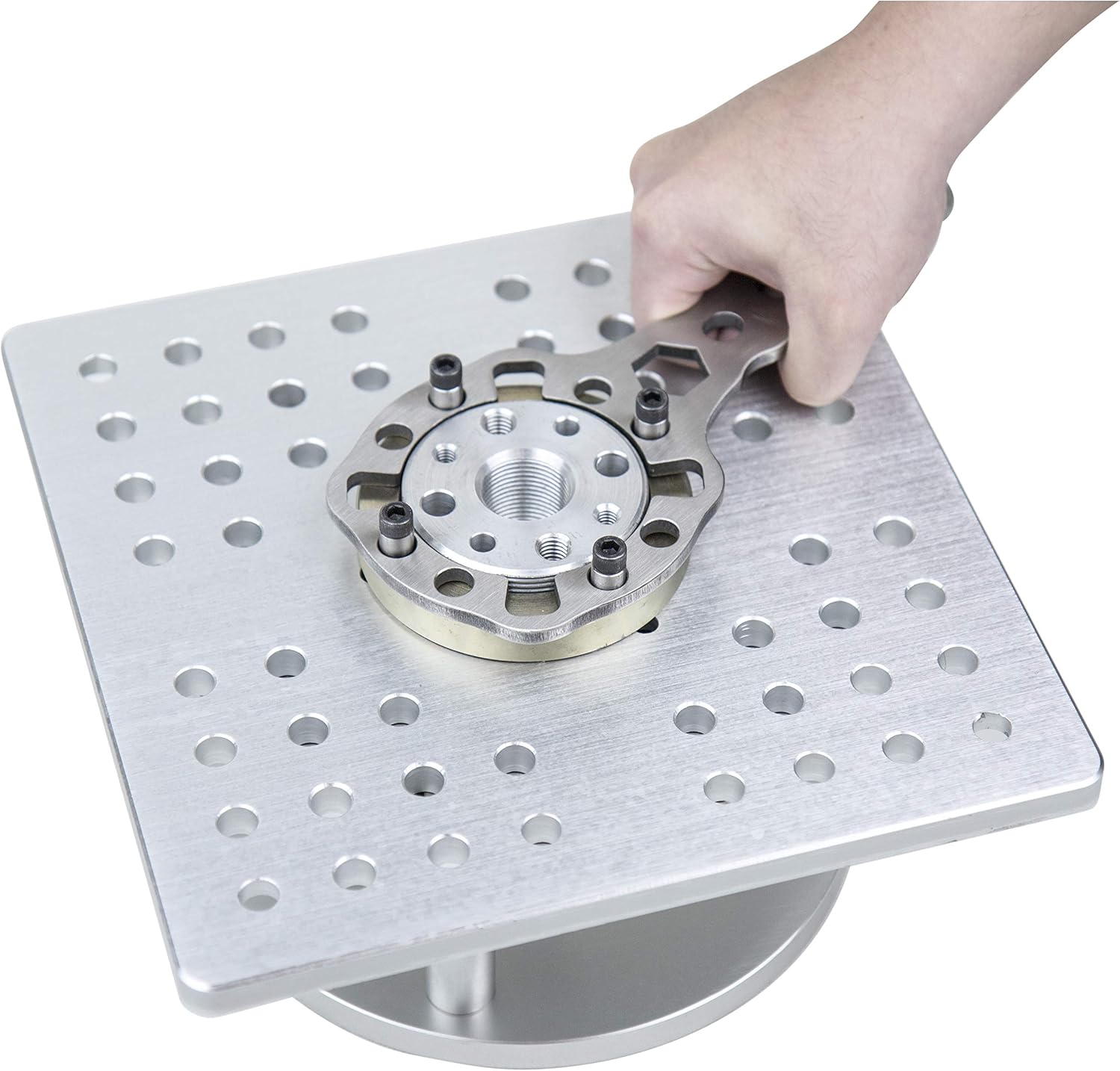 Kupo Mitchell Wrench, Stainless Steel Grip Tool with Concentric Castle Nut Holes and M12 Central Handle for Professional Mitchell Rigging Systems (KG086712)