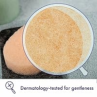 Vista 3 de Buf-Puf Gentle Facial Sponge, Dermatologist Developed, Removes Deep Down Dirt & Makeup That Causes Breakouts and Blackheads, Reusable, Exfoliating