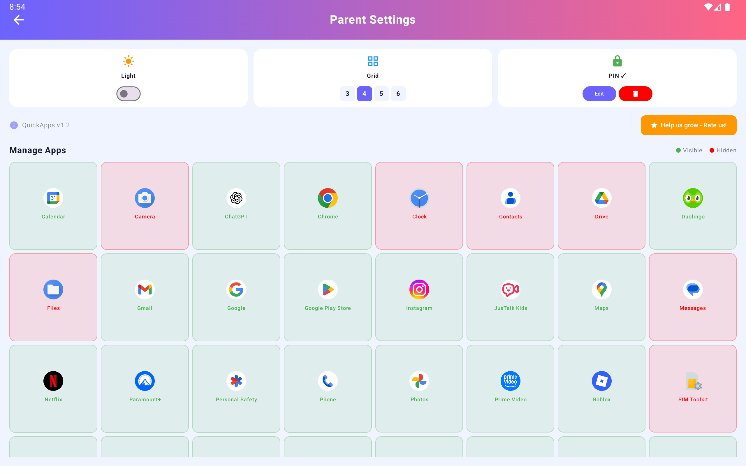 QuickApps: App Launcher & Organizer - App on Amazon Appstore