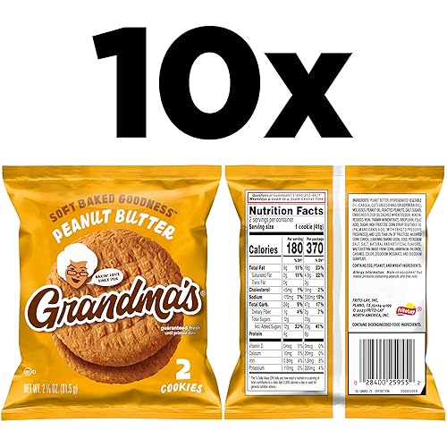 Miniatura 28 de Grandma's - Mini galletas de crema de vainilla, 3.71 onzas (paquete de 24)