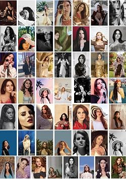 Postifull Lana Del Rey Kolaj Poster Seti - 50 Adet - Duvar Dekoru - 10Cm*15Cm - Kal n Ku e Ka t;